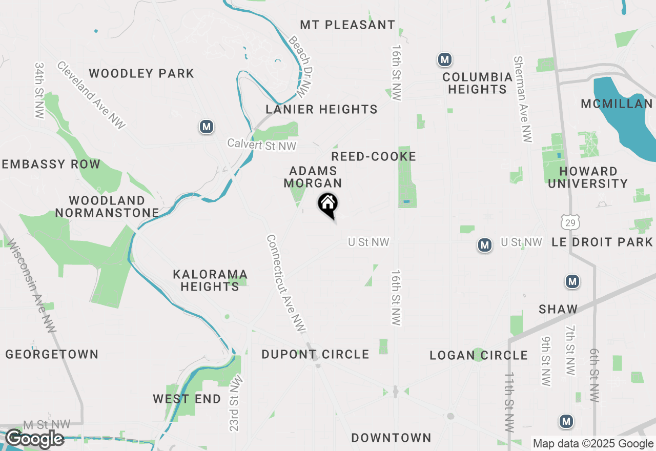 Map of 1807 California Street Nw #303, Washington, DC 20009