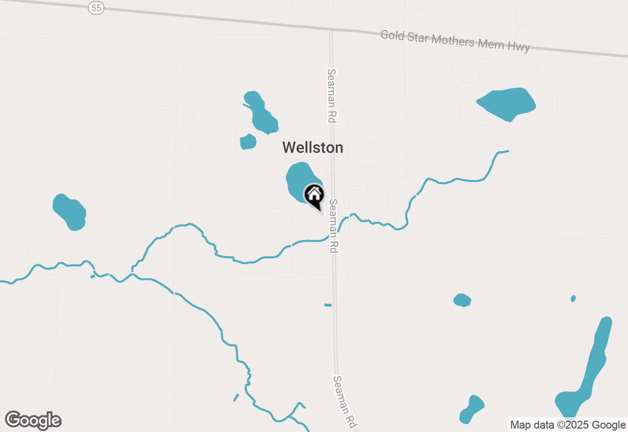 Map of 17093 Second Street, Wellston, MI 49689