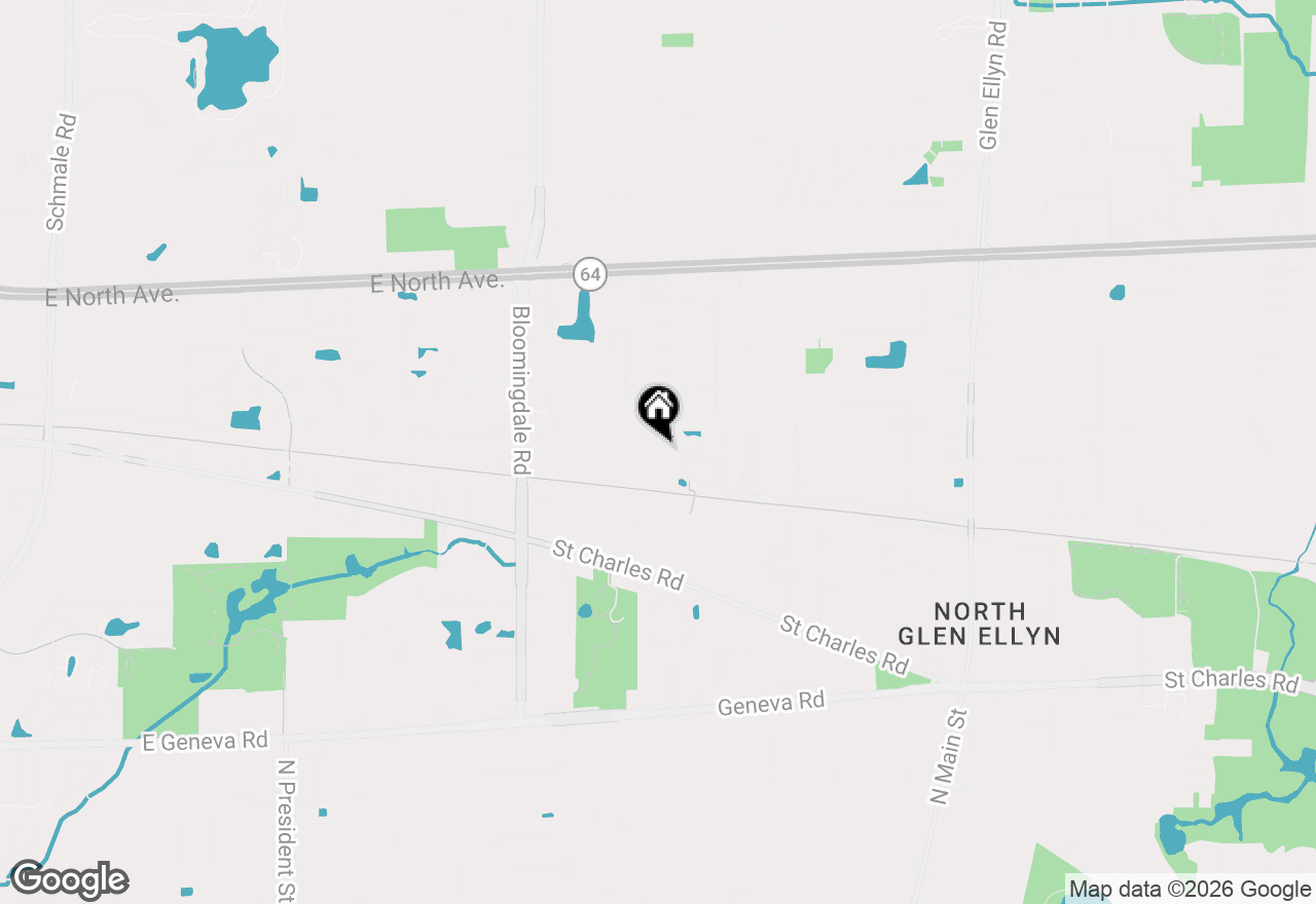 Map of 1003 Spruce Street #3B, Glendale Heights, IL 60139