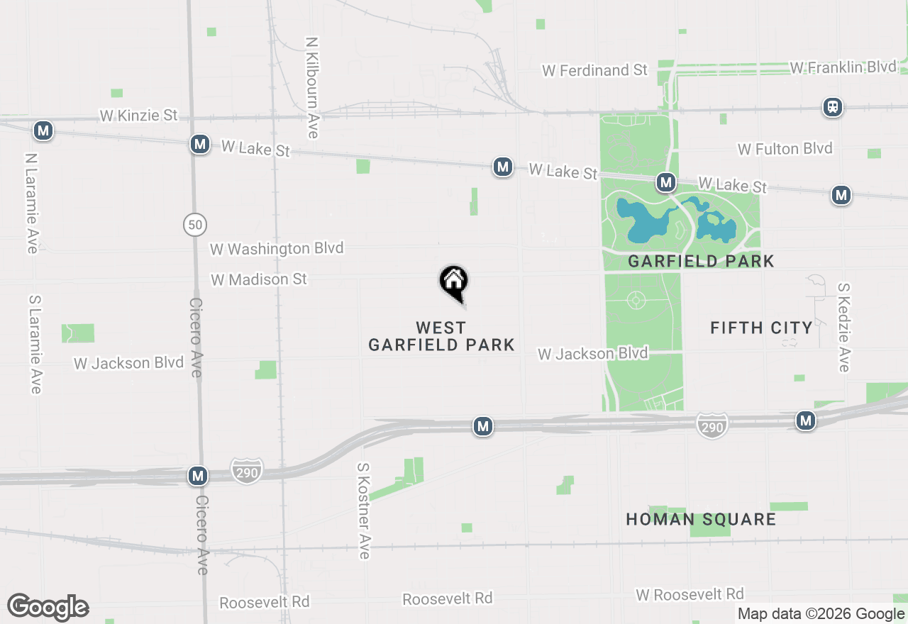 Map of 4140 W Wilcox Street, Chicago, IL 60624