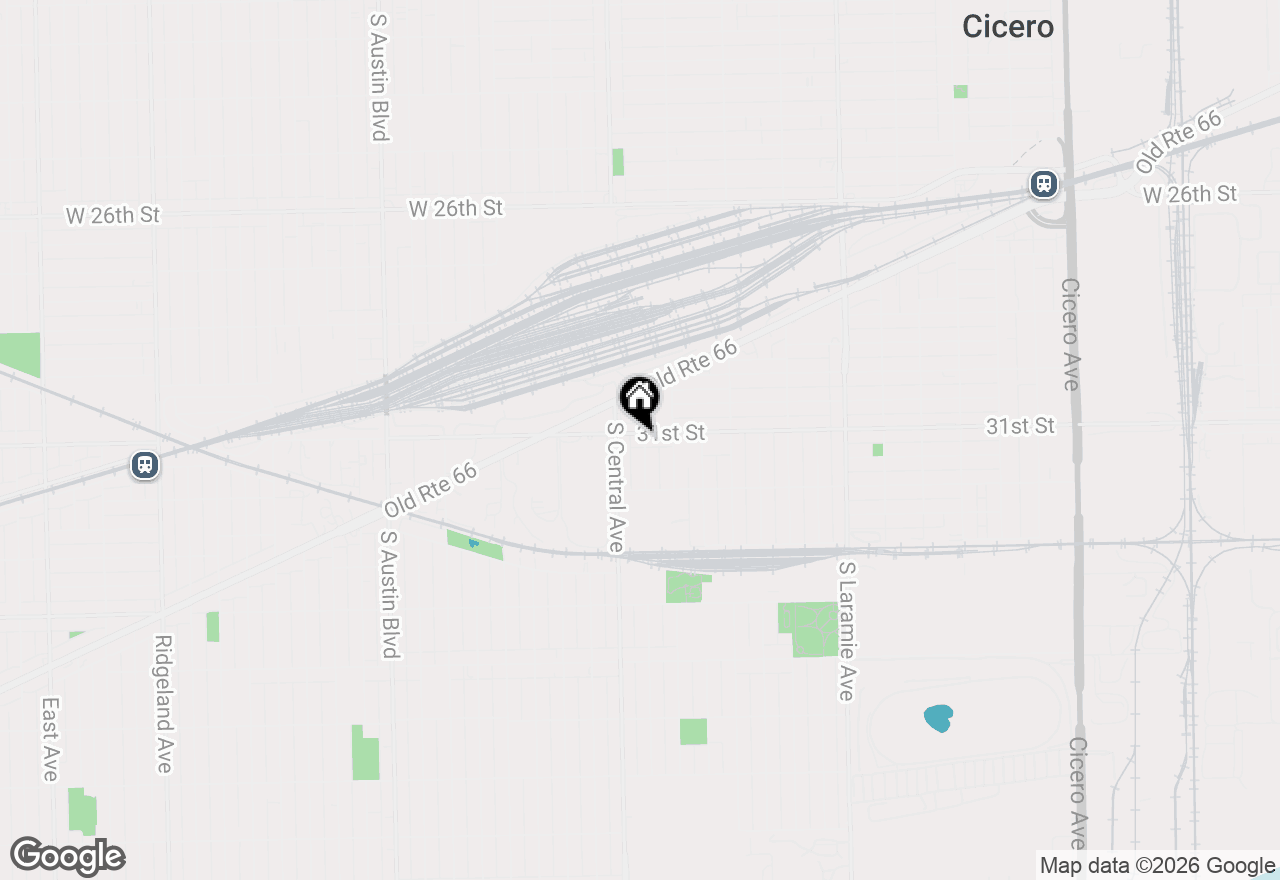 Map of 5529 W 31st Street, Cicero, IL 60804