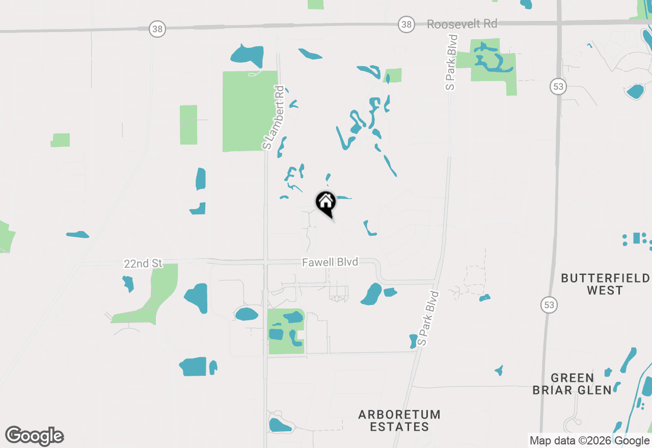 Map of 440 Raintree Court #3G, Glen Ellyn, IL 60137