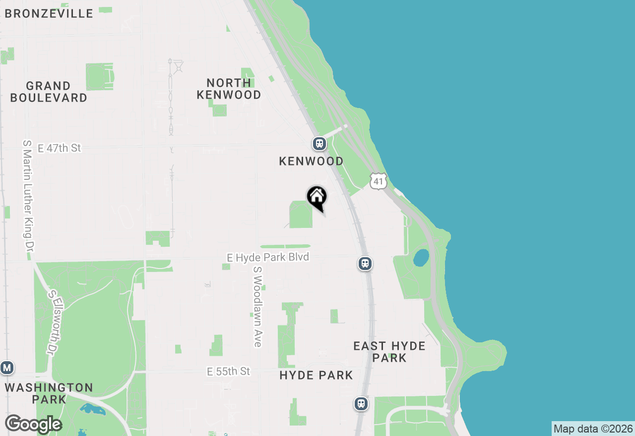 Map of 4939 S Dorchester Avenue #3H, Chicago, IL 60615