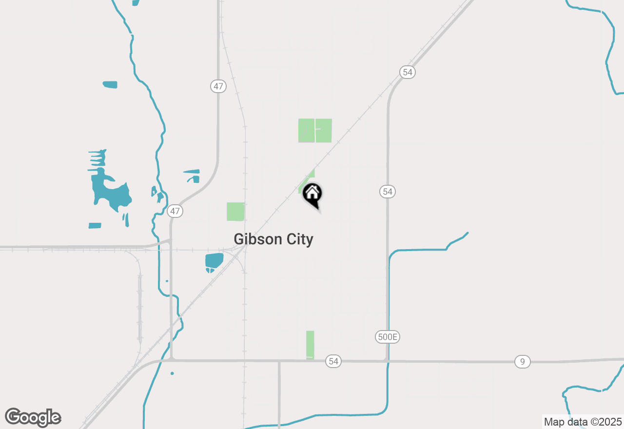 Map of 211 N Lott Boulevard, Gibson City, IL 60936