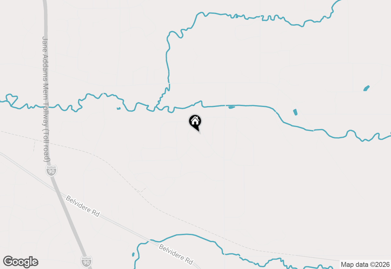 Map of 7758 Ray Court, Roscoe, IL 61073