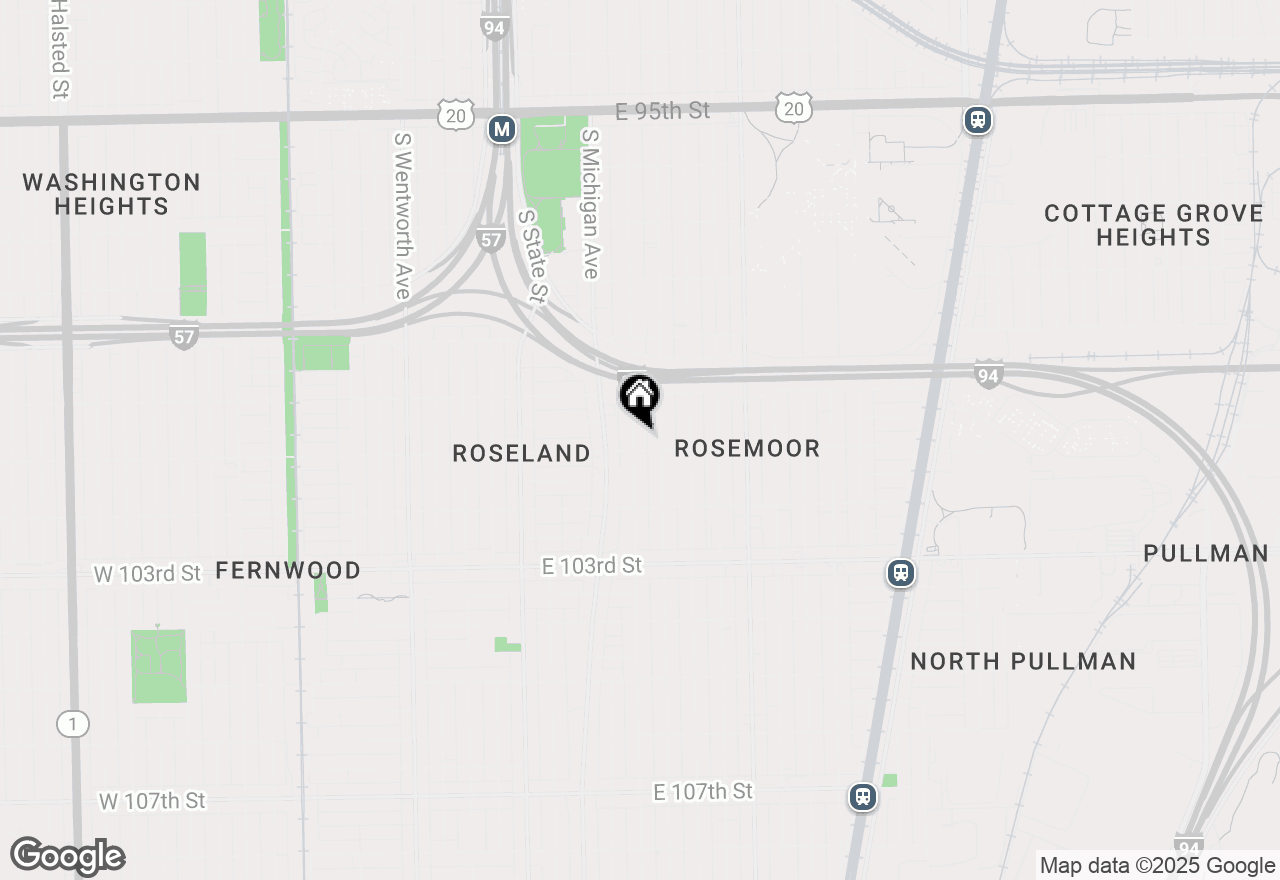 Map of 10049 S Indiana Avenue, Chicago, IL 60628