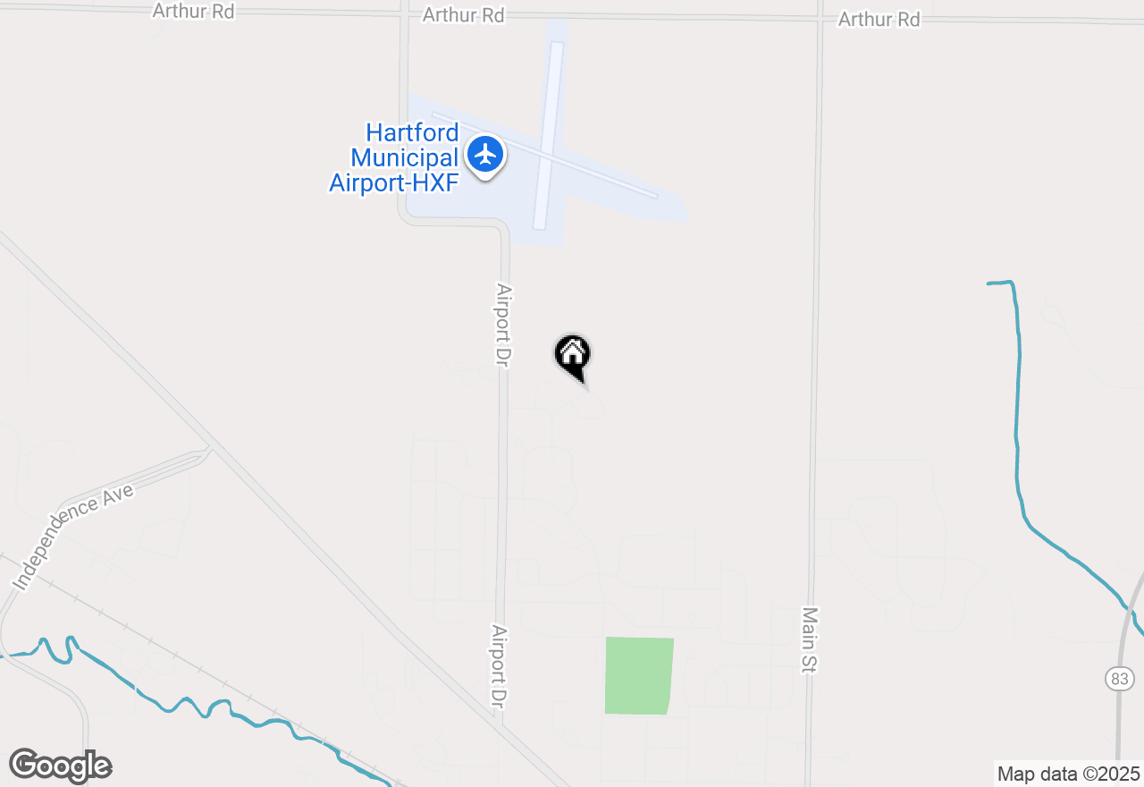 Map of 792 Skypark Dr #LT48, Hartford, WI 53027