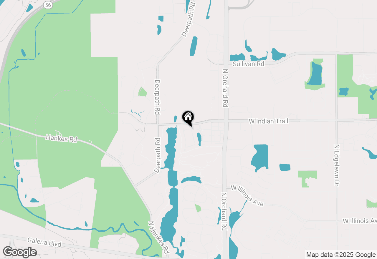 Map of 2488 Golf Trail Court, Aurora, IL 60506