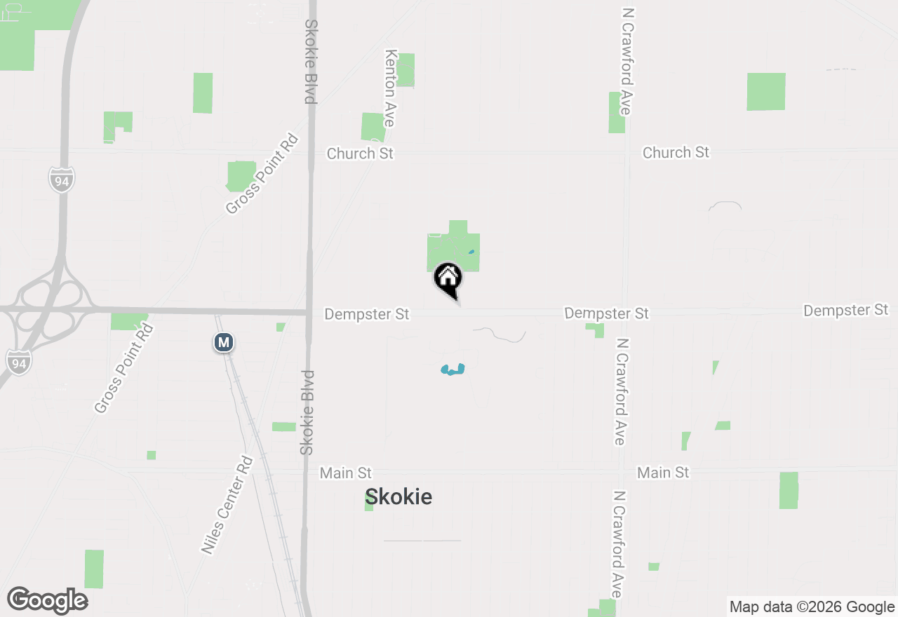 Map of 8800 Kostner Terrace, Skokie, IL 60076