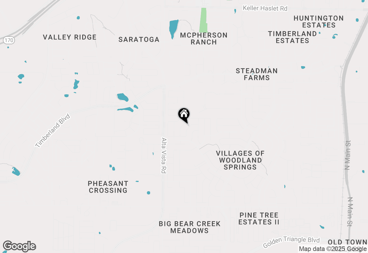 Map of 4844 Carrotwood Drive, Fort Worth, TX 76244