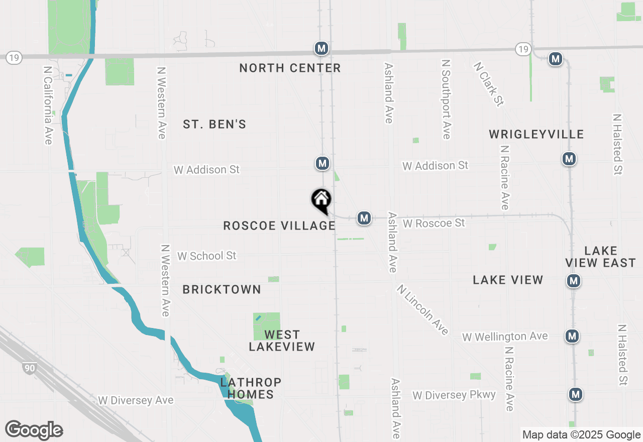 Map of 1800 W Roscoe Street #231, Chicago, IL 60657
