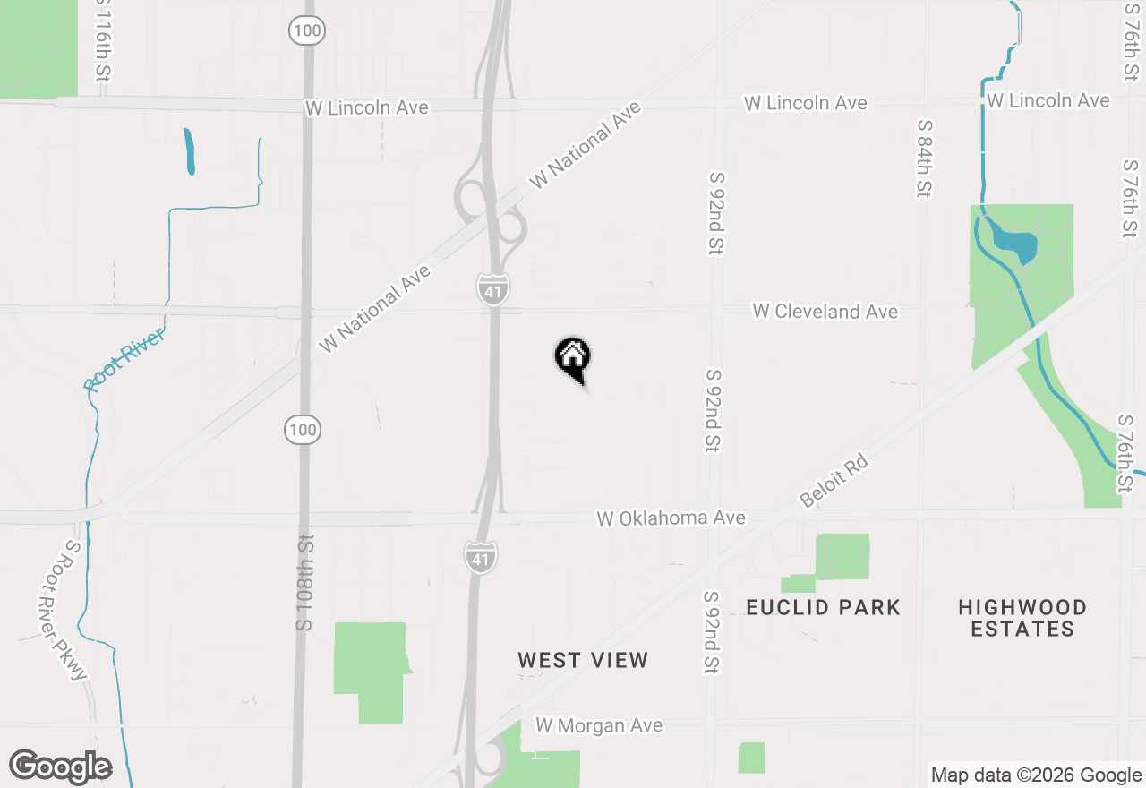 Map of 2880 S 98th St, West Allis, WI 53227