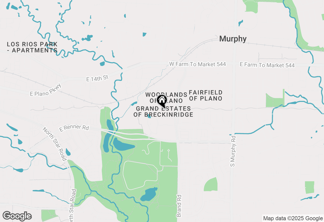 Map of 5633 Saint Thomas Drive, Plano, TX 75094