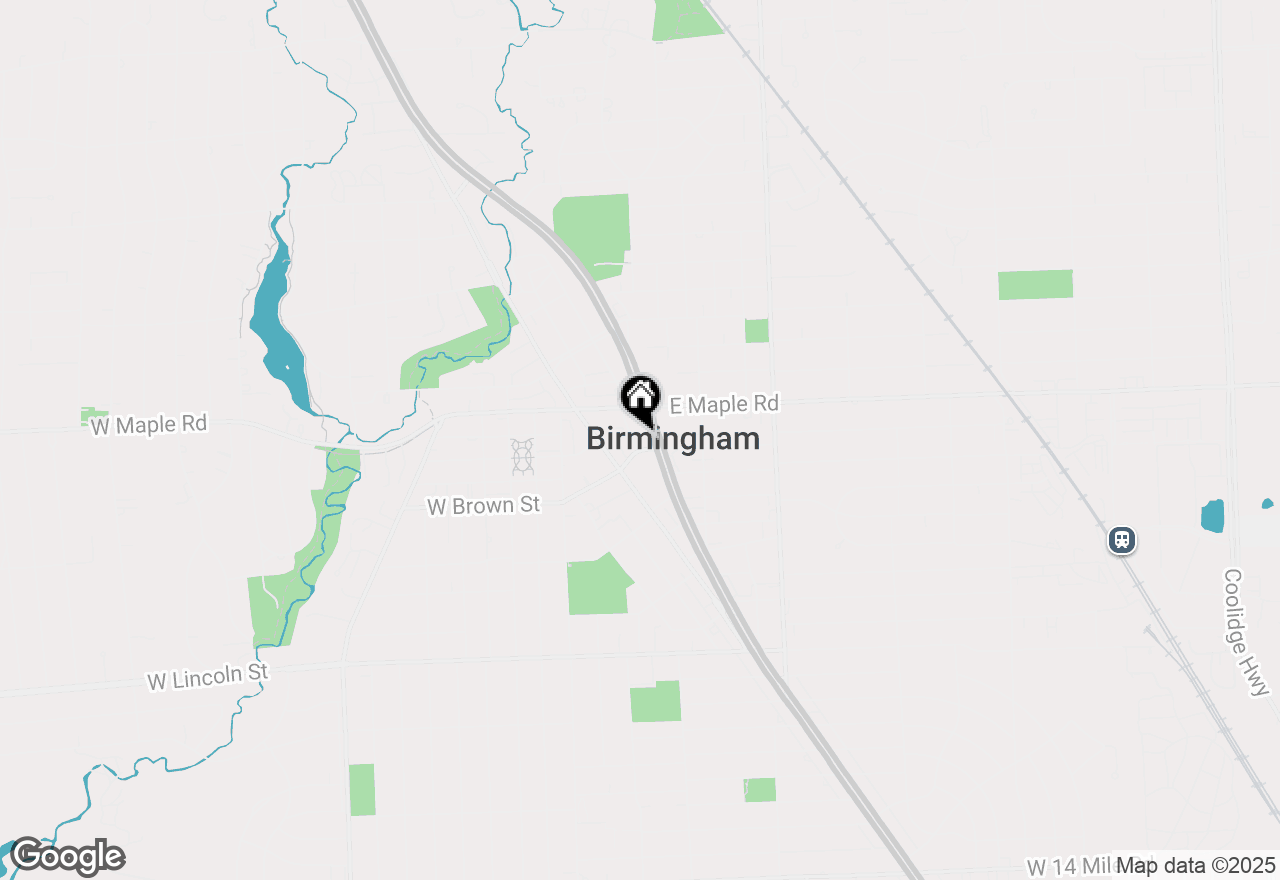 Map of 34901 Woodward Avenue #500, Birmingham, MI 48009