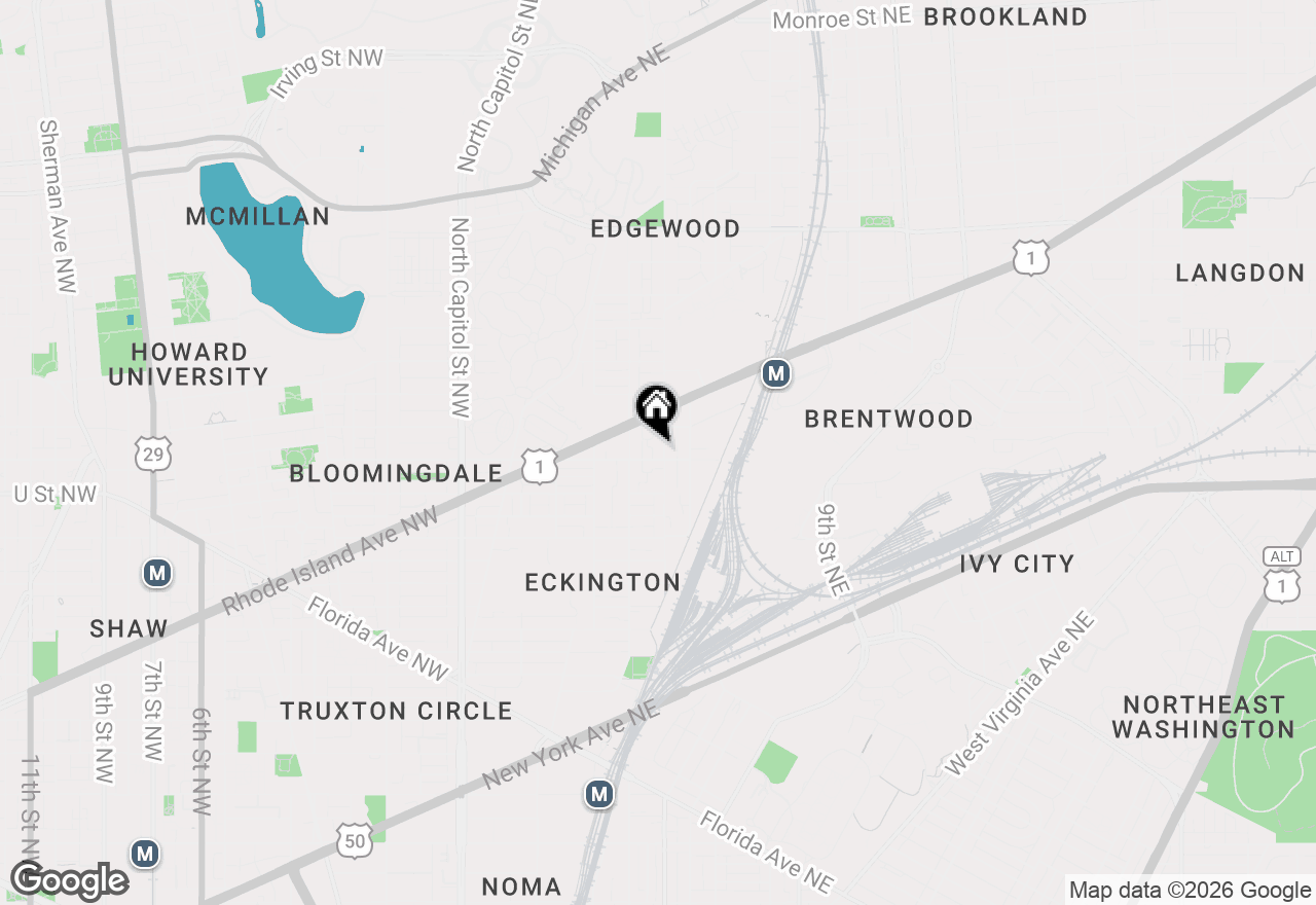 Map of 2108 4th Street Ne #A, Washington, DC 20002