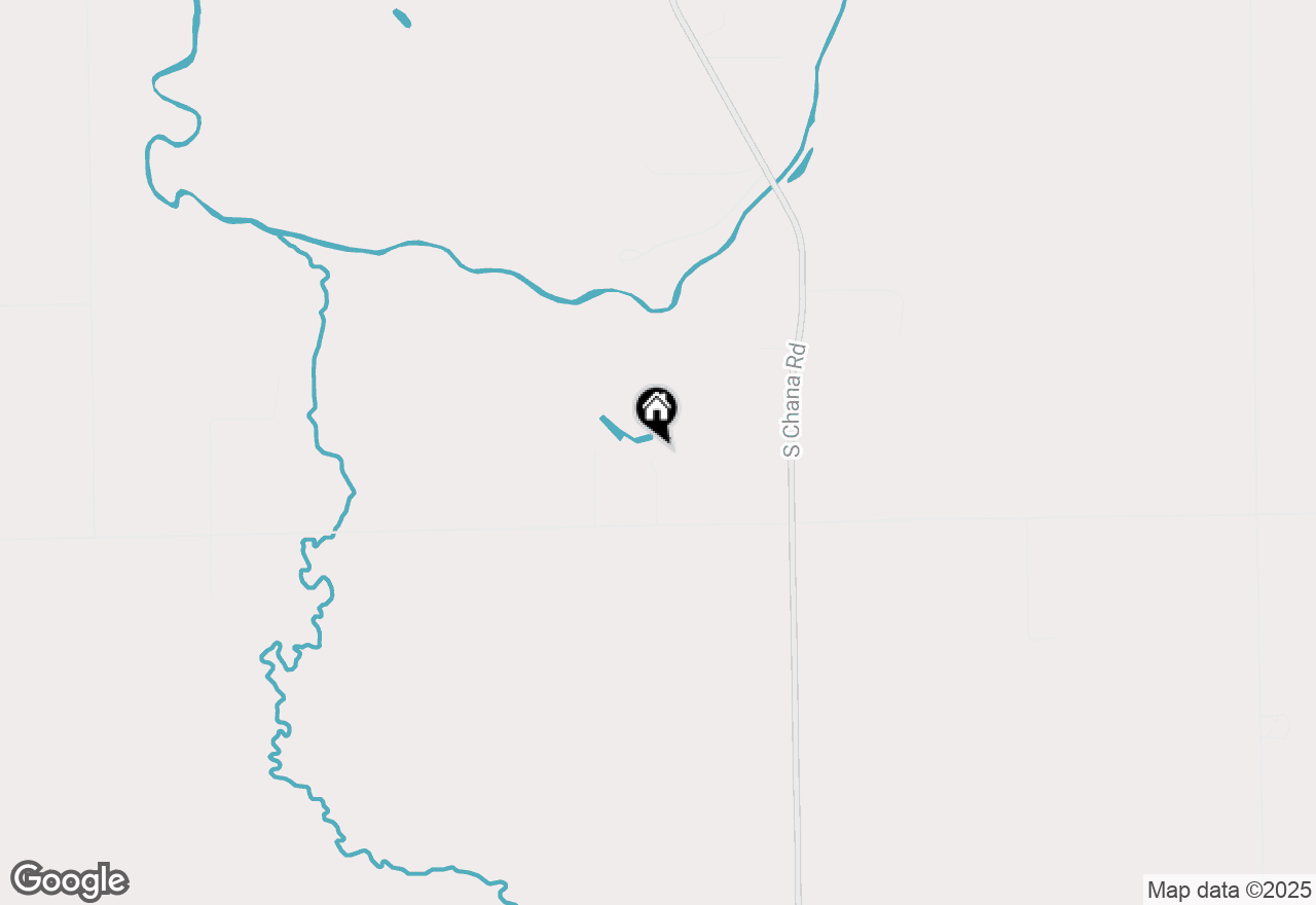 Map of 4844 S Woody's Lane, Chana, IL 61015