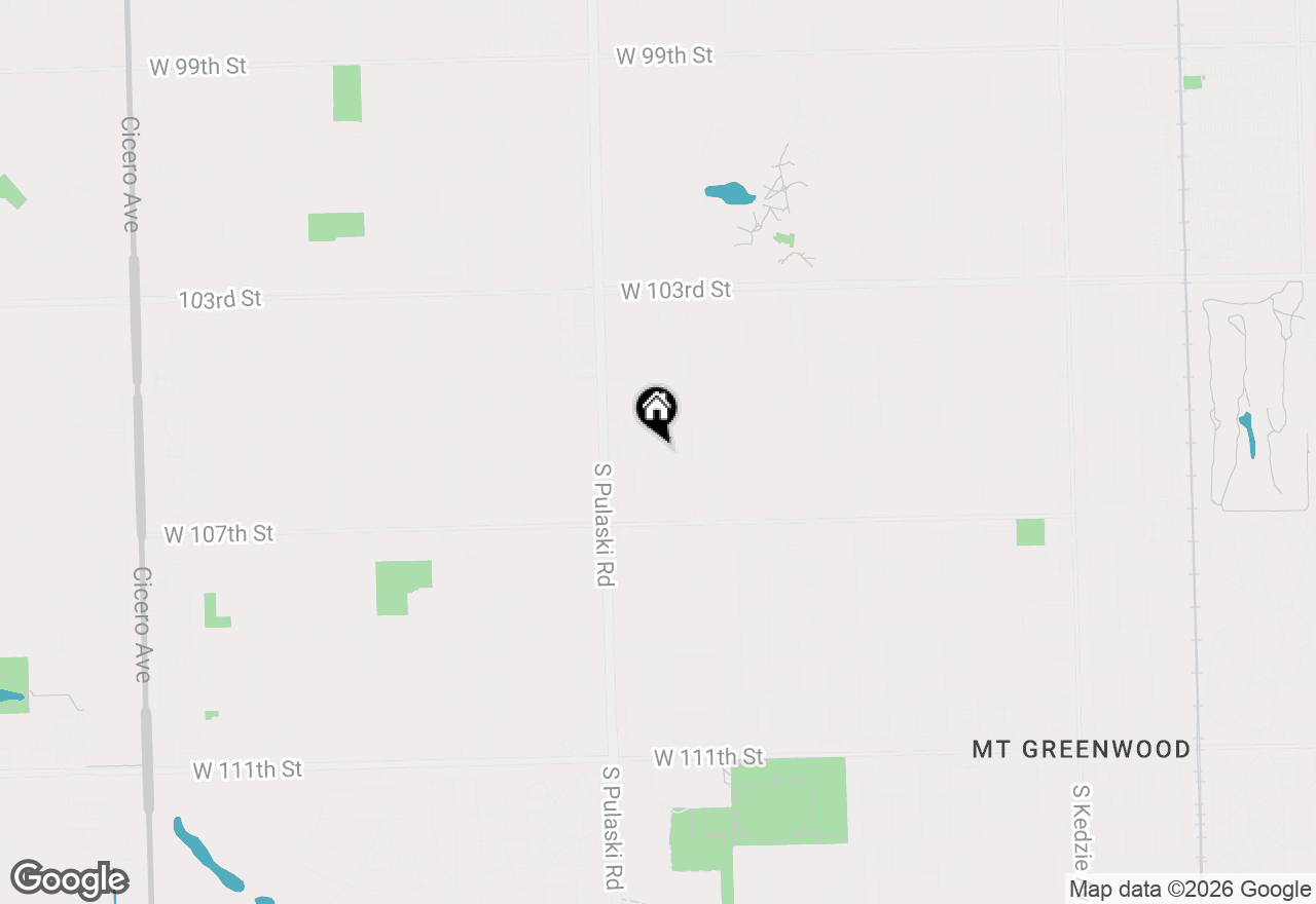 Map of 10548 S Springfield Avenue, Chicago, IL 60655