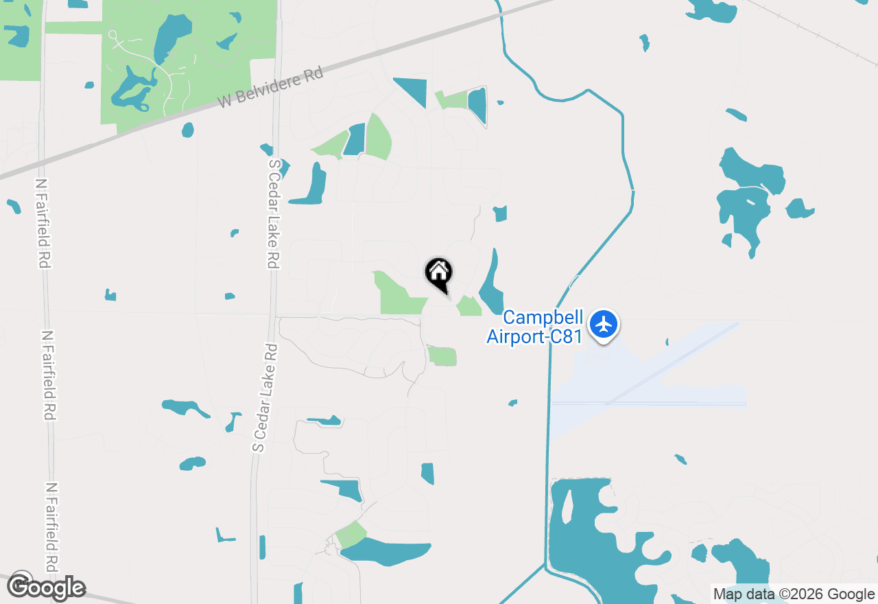 Map of 178 W Hampton Drive, Round Lake, IL 60073