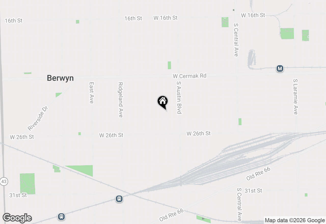 Map of 2420 S 61st Avenue, Cicero, IL 60804
