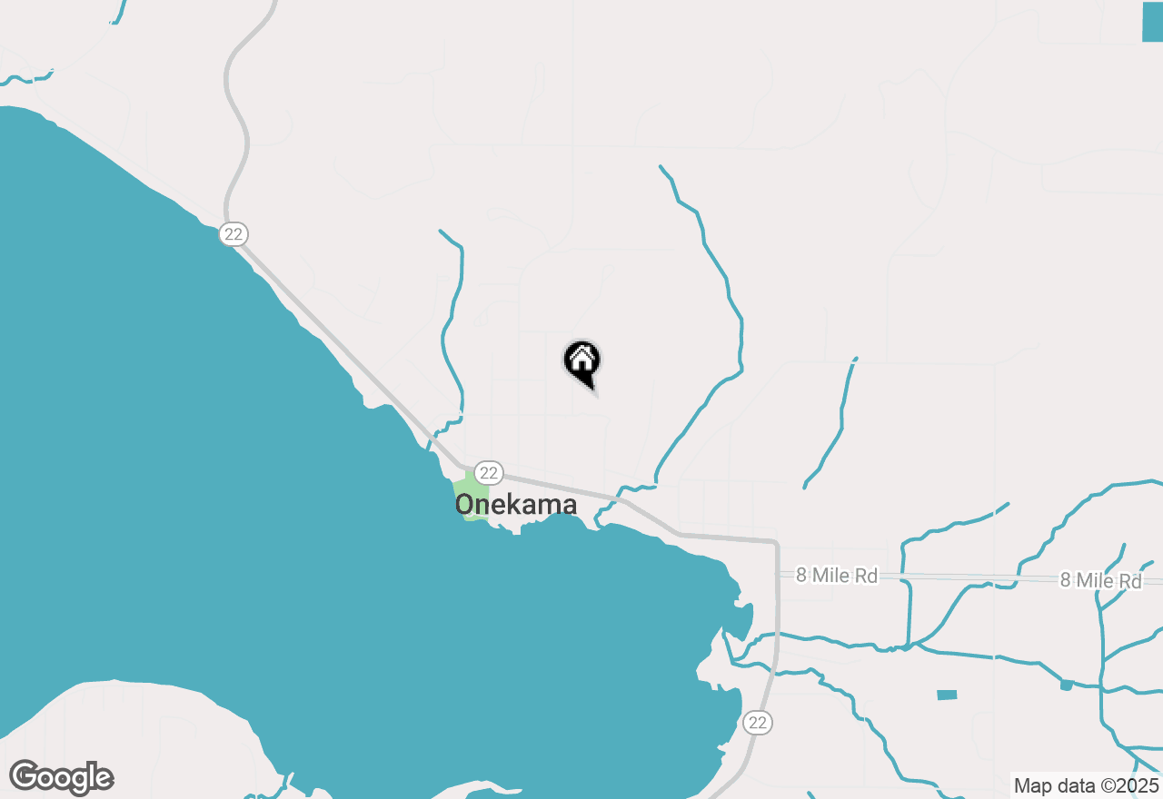 Map of  Indigo Trail, Onekama, MI 49675