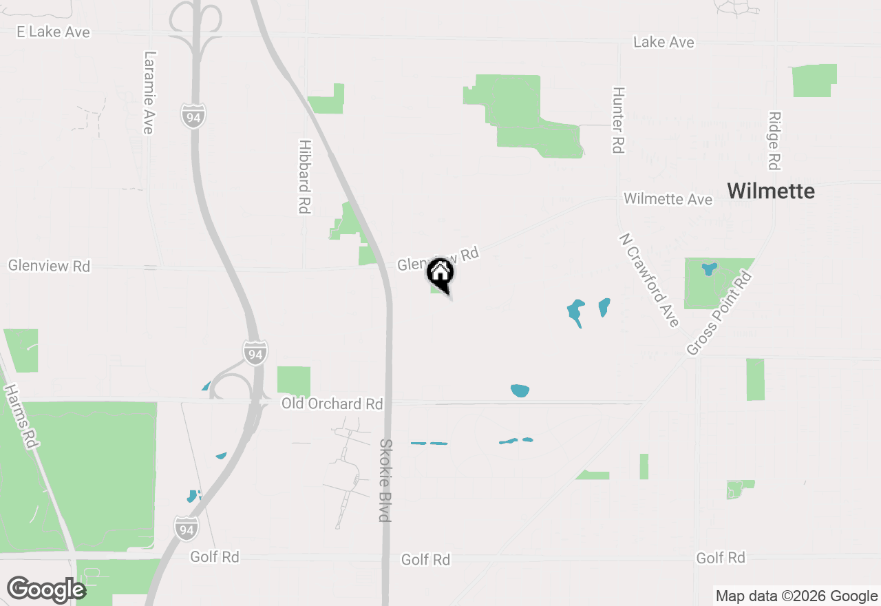 Map of 2728 Old Glenview Road, Wilmette, IL 60091