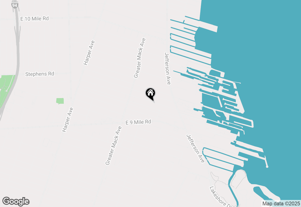 Map of 22514 Ridgeway Street, St Clair Shores, MI 48080