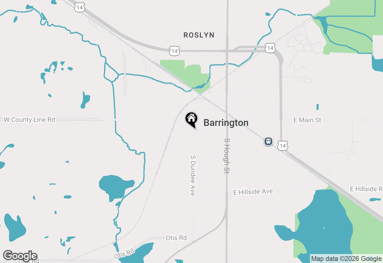 Map of 208 Dundee Avenue, Barrington, IL 60010
