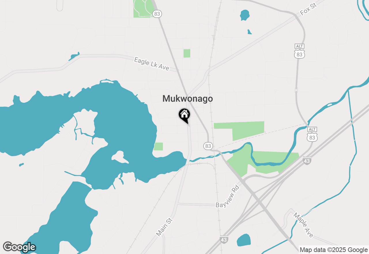 Map of 501 Main St, Mukwonago, WI 53149