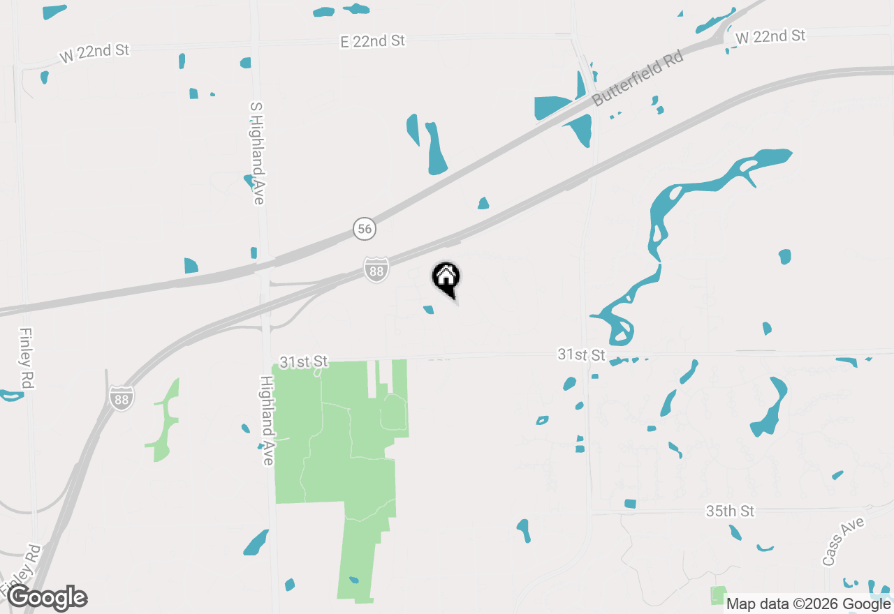 Map of 19W143 Avenue Rue Royal Avenue, Oak Brook, IL 60523