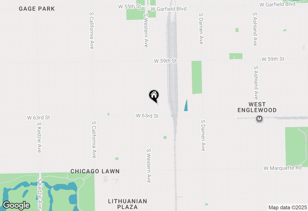 Map of 6212 S Claremont Avenue, Chicago, IL 60636