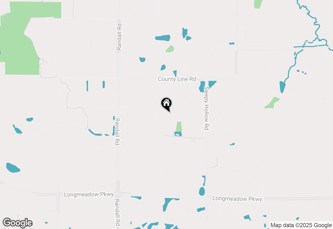 Map of 1900 Waverly Lane, Algonquin, IL 60102