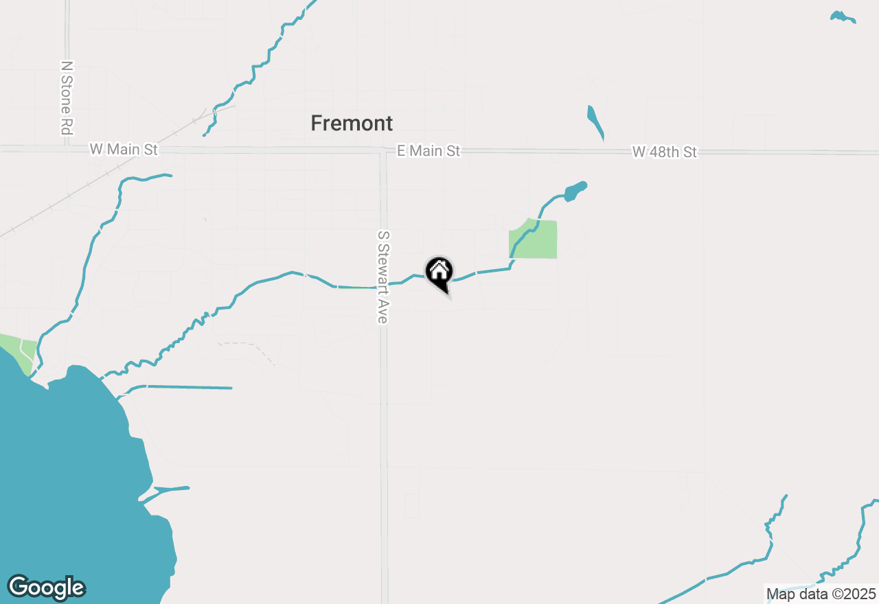 Map of 411 Apache Drive, Fremont, MI 49412