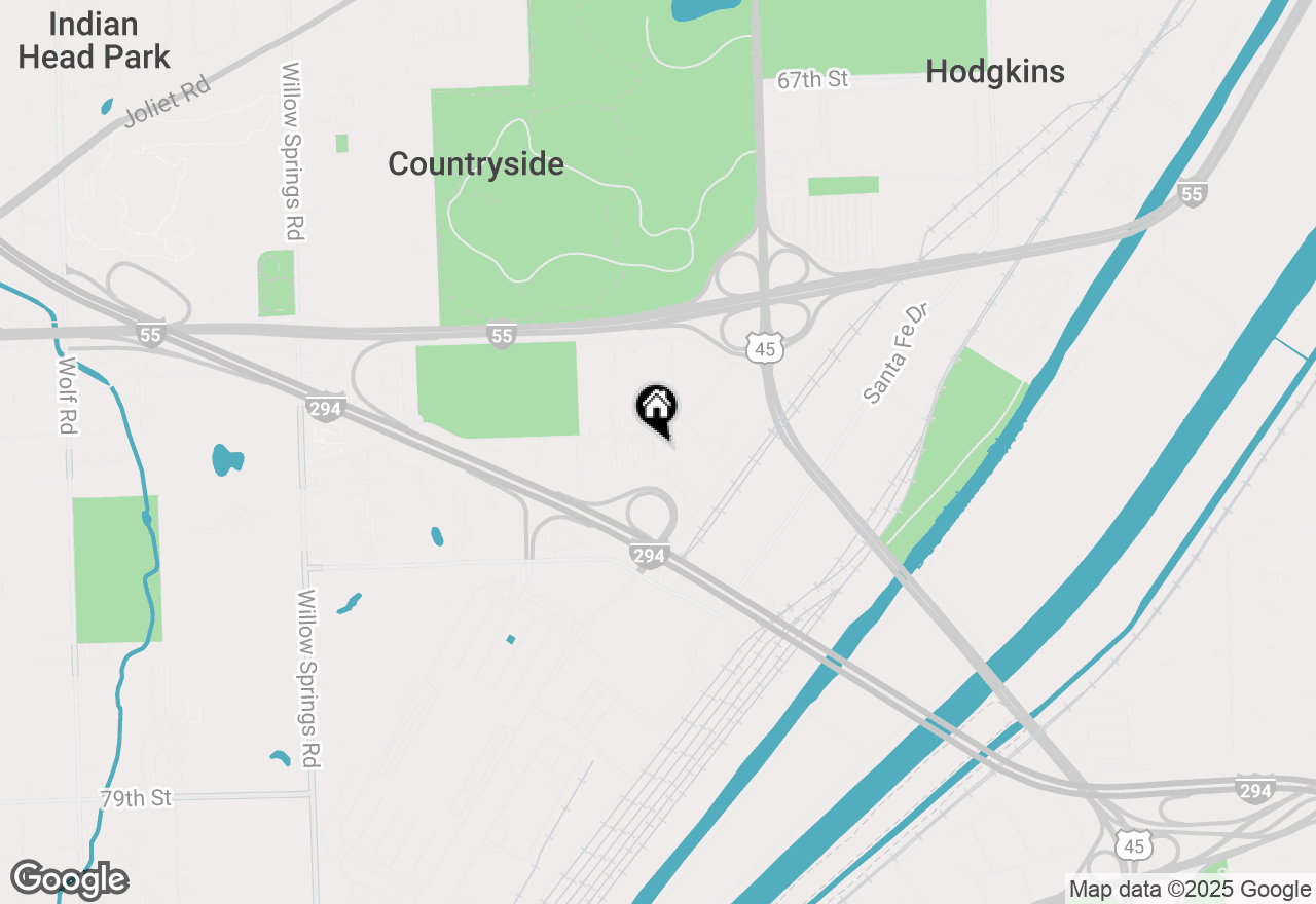 Map of 10155 5th Ave Cut Off Avenue, Countryside, IL 60525