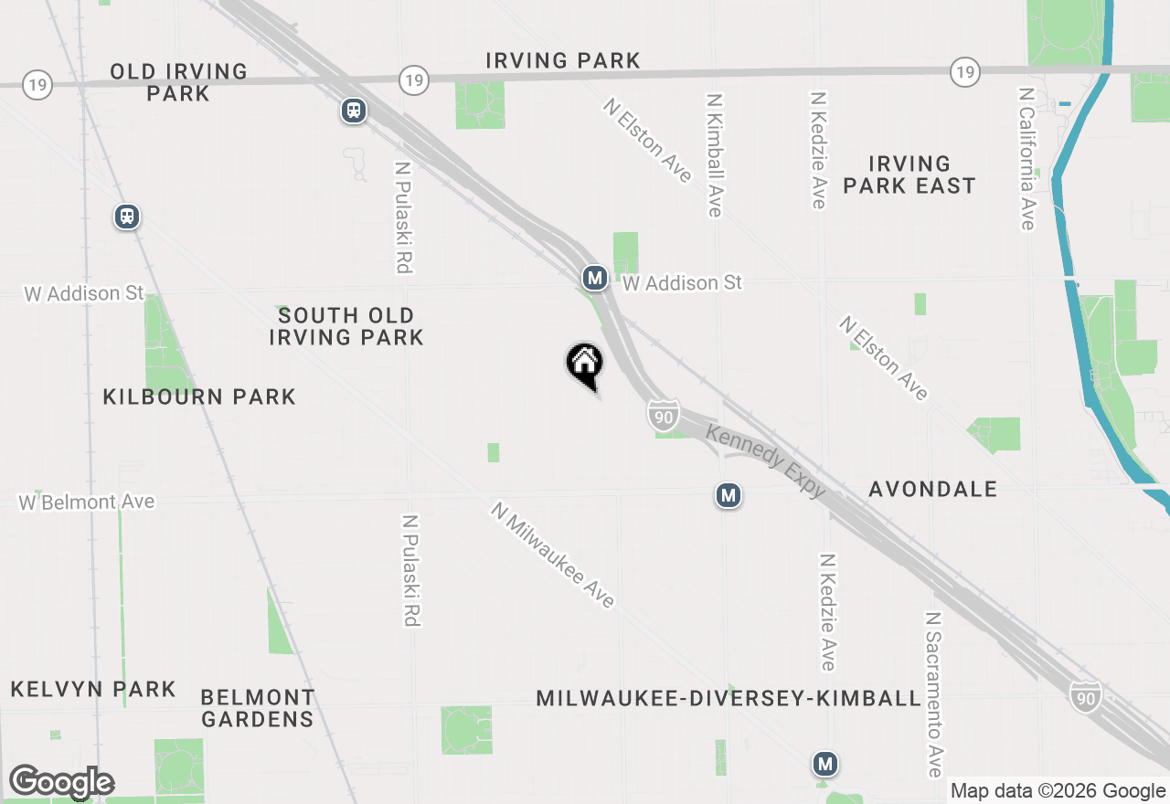 Map of 3344 N Monticello Avenue, Chicago, IL 60618