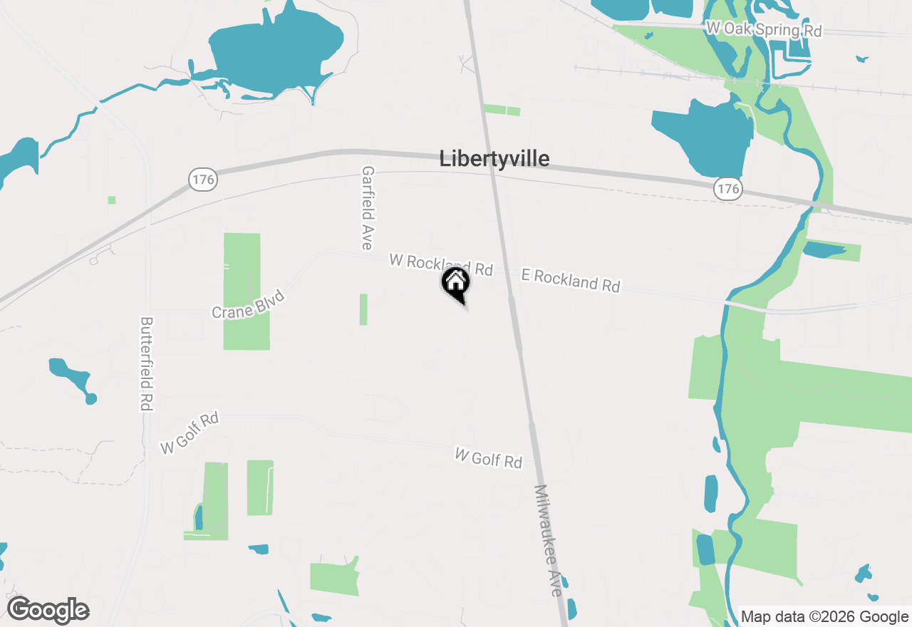 Map of 218 Coolidge Place, Libertyville, IL 60048