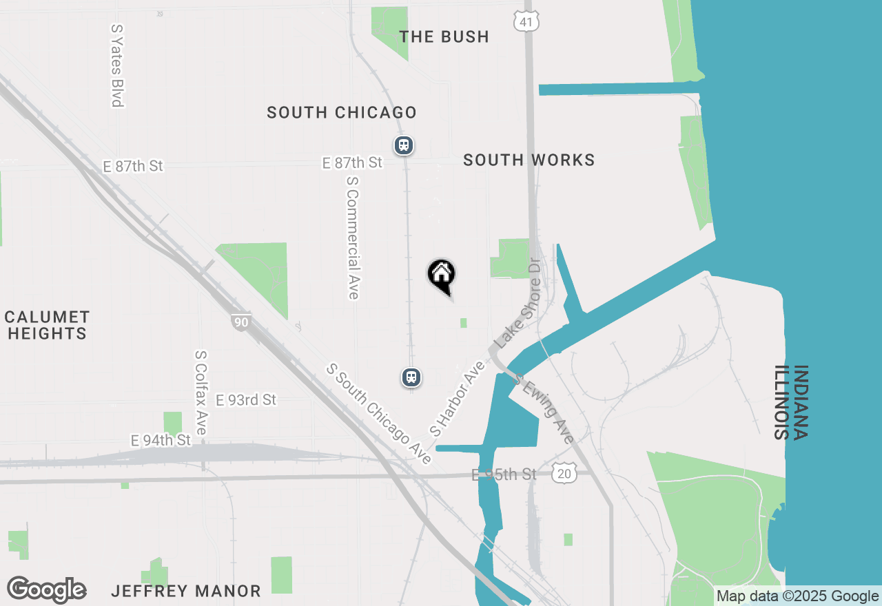 Map of 9038 S Burley, Chicago, IL 60617