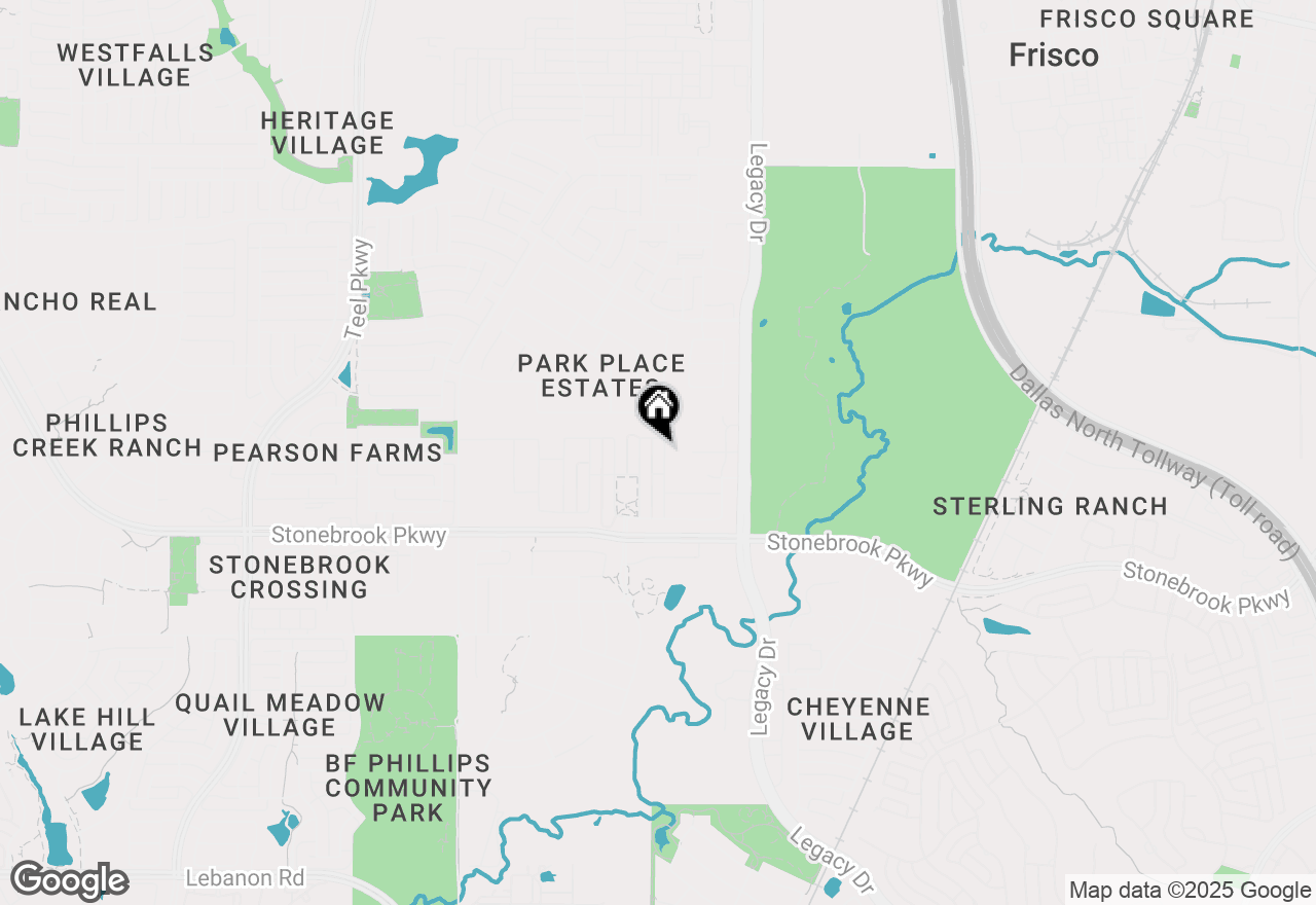 Map of 6915 Barnes Drive, Frisco, TX 75034