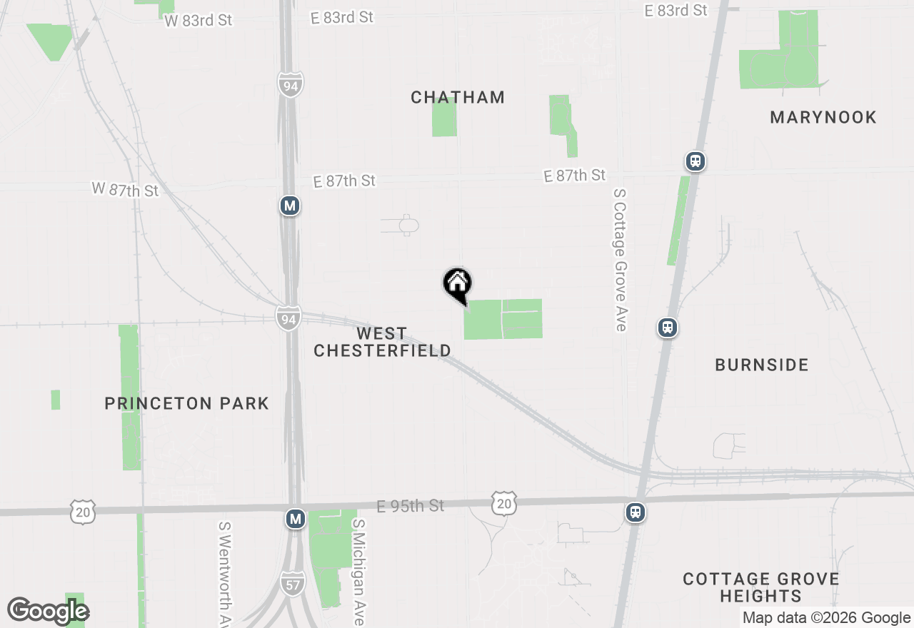 Map of 9020 S King Drive, Chicago, IL 60619