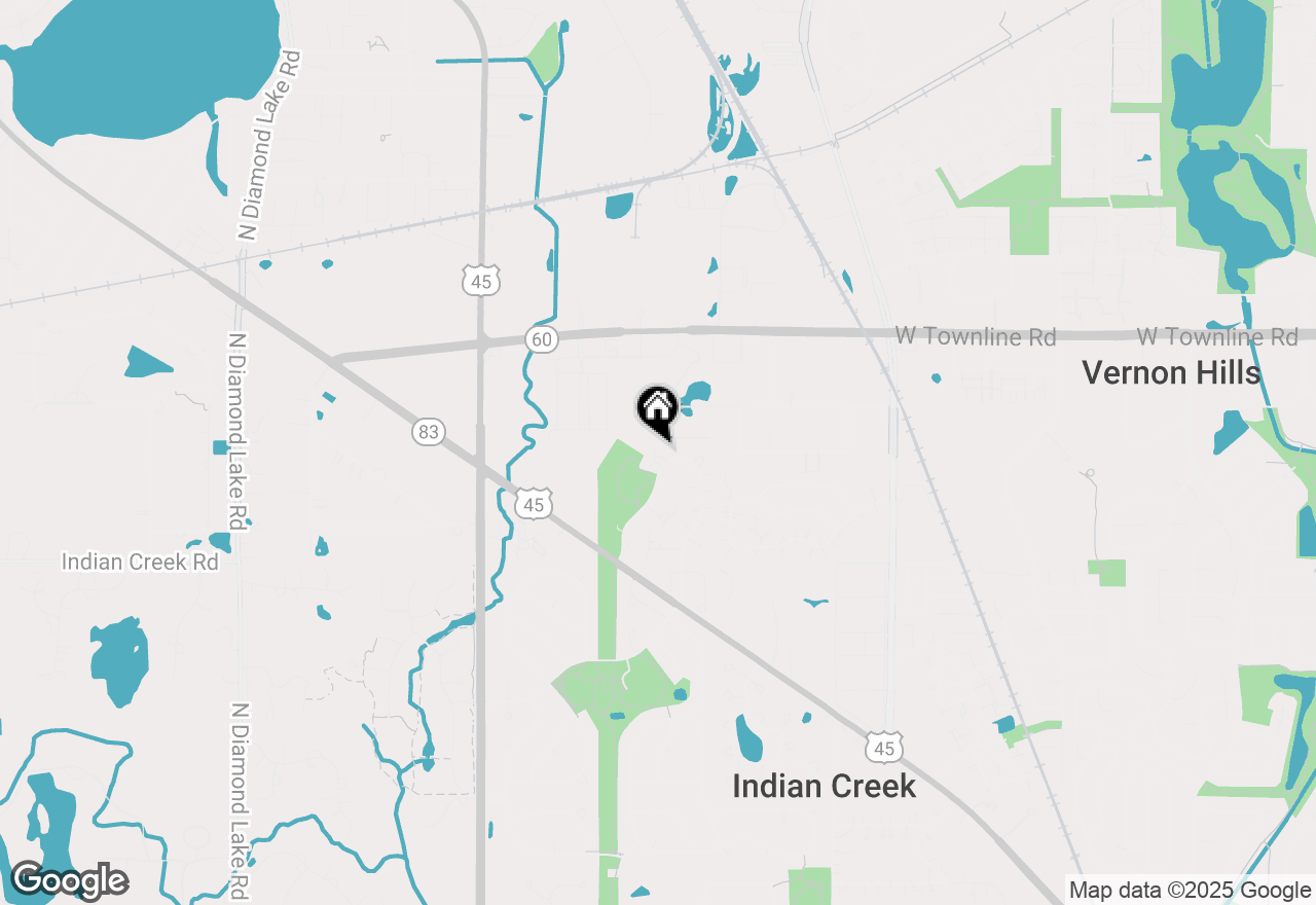 Map of 602 Muskegan Court #602, Vernon Hills, IL 60061