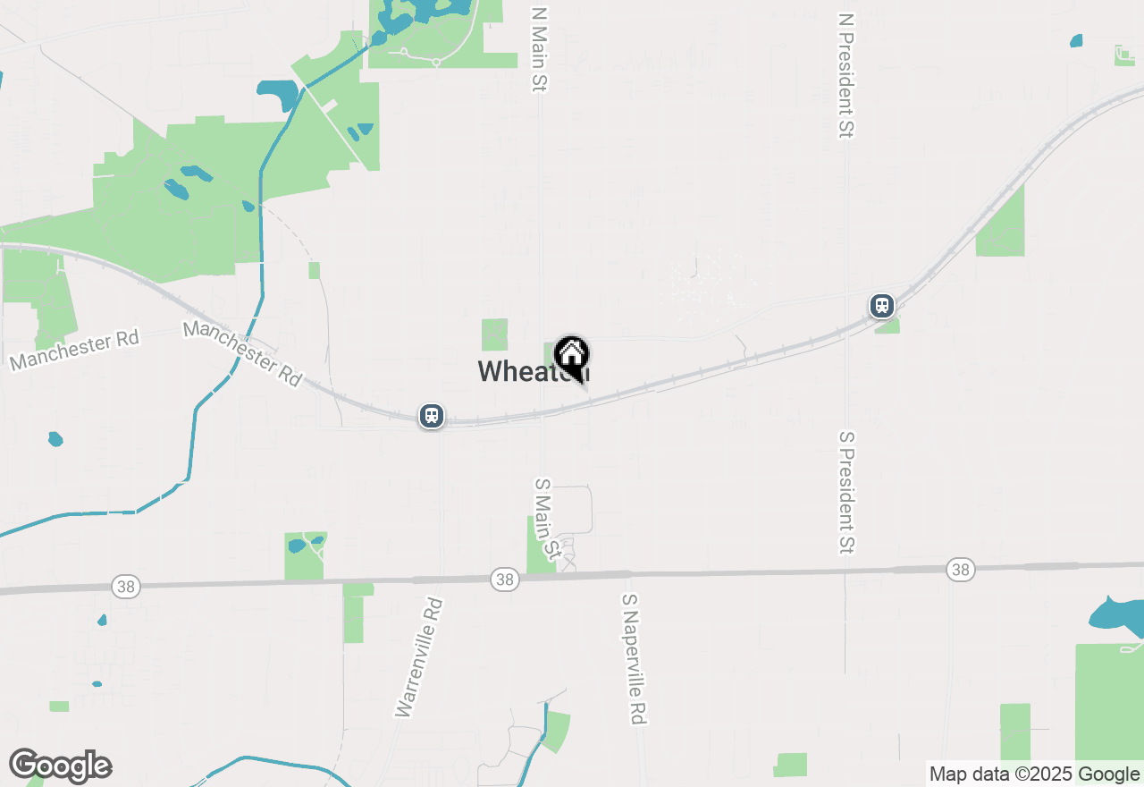 Map of 121 N Cross Street #214, Wheaton, IL 60187