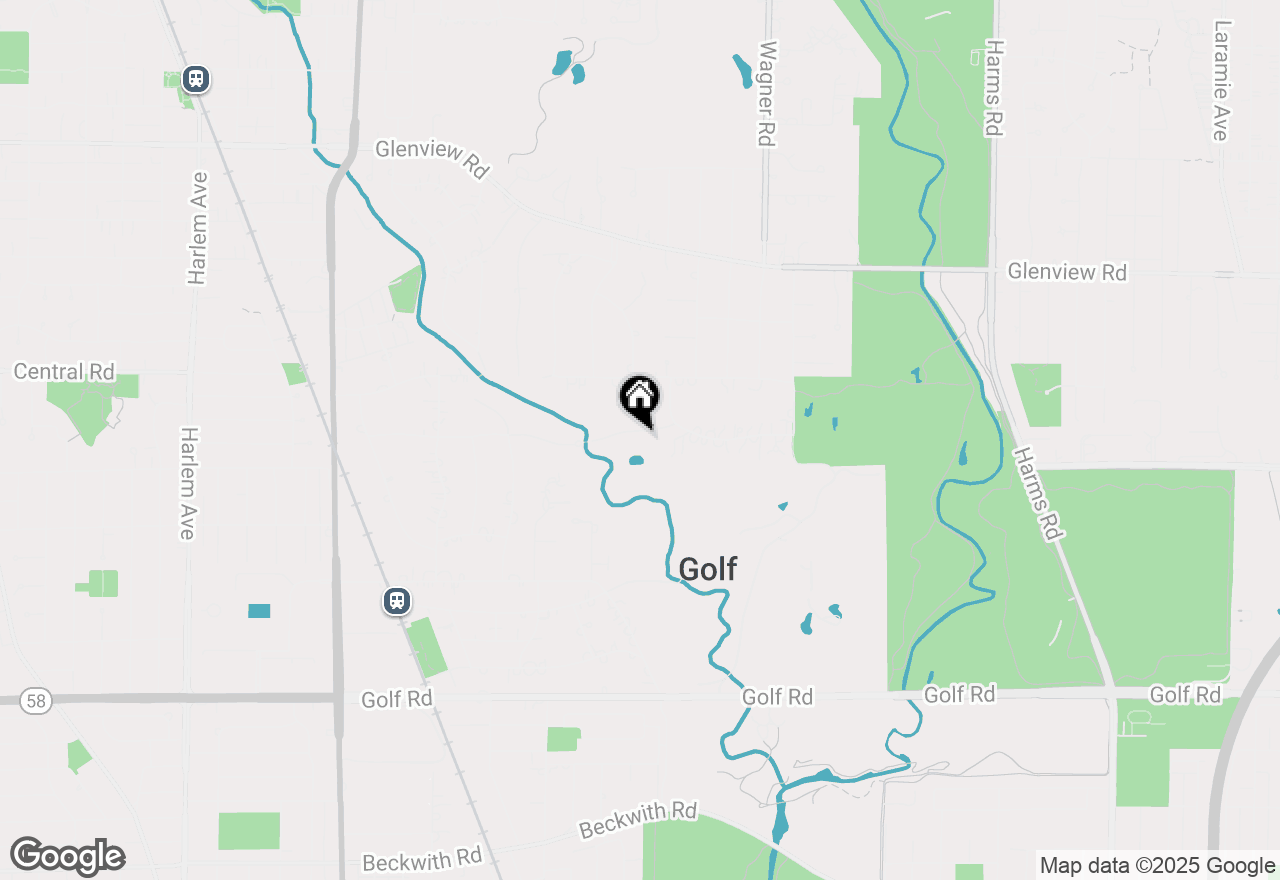 Map of 1119 Longvalley Road, Glenview, IL 60025