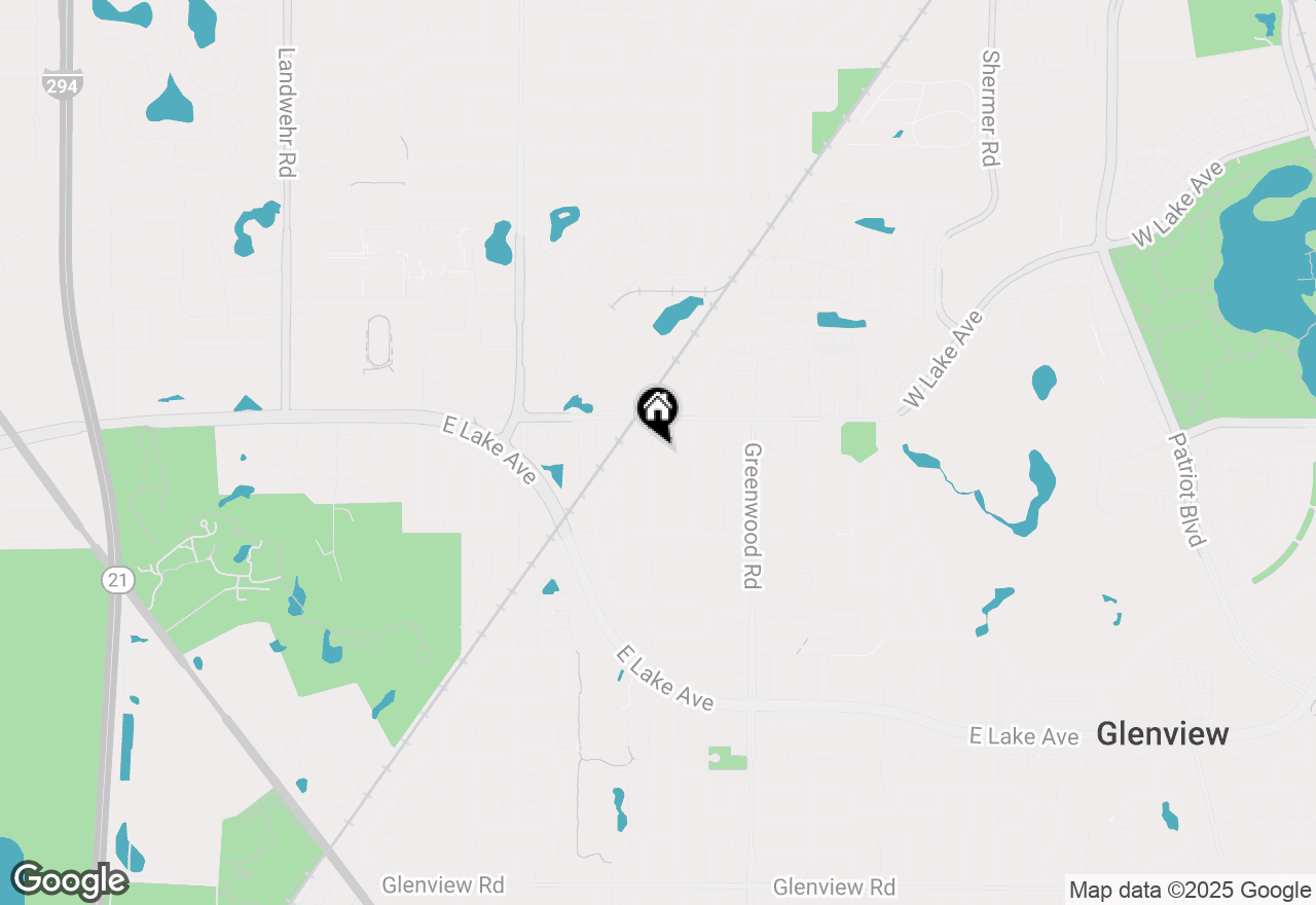 Map of 1711 Longmeadow Drive, Glenview, IL 60026