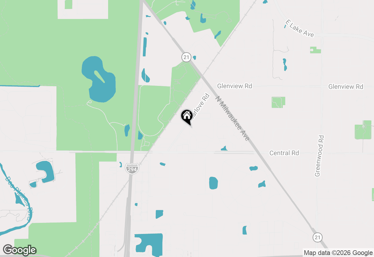 Map of 10347 Dearlove Road #302, Glenview, IL 60025