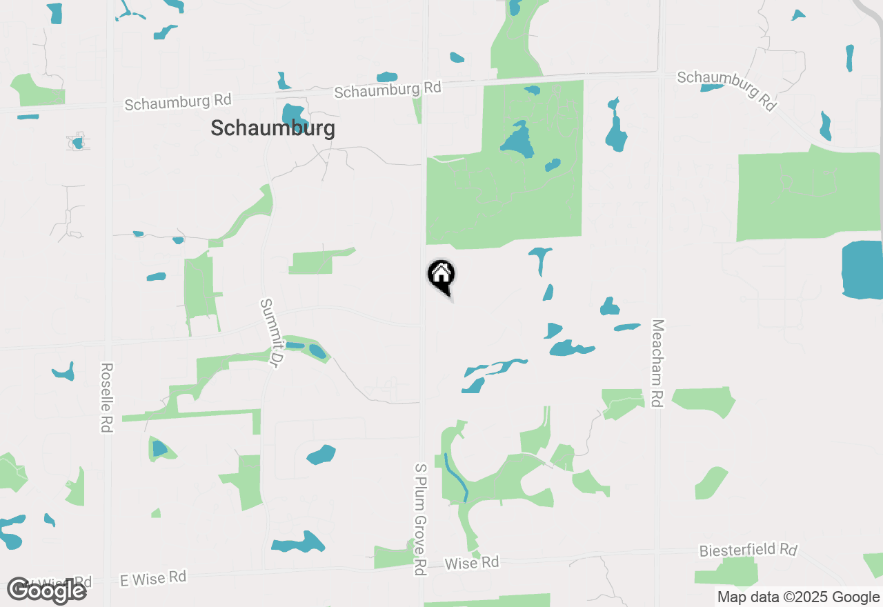 Map of 1801 Pebble Beach Circle #1, Elk Grove Village, IL 60007