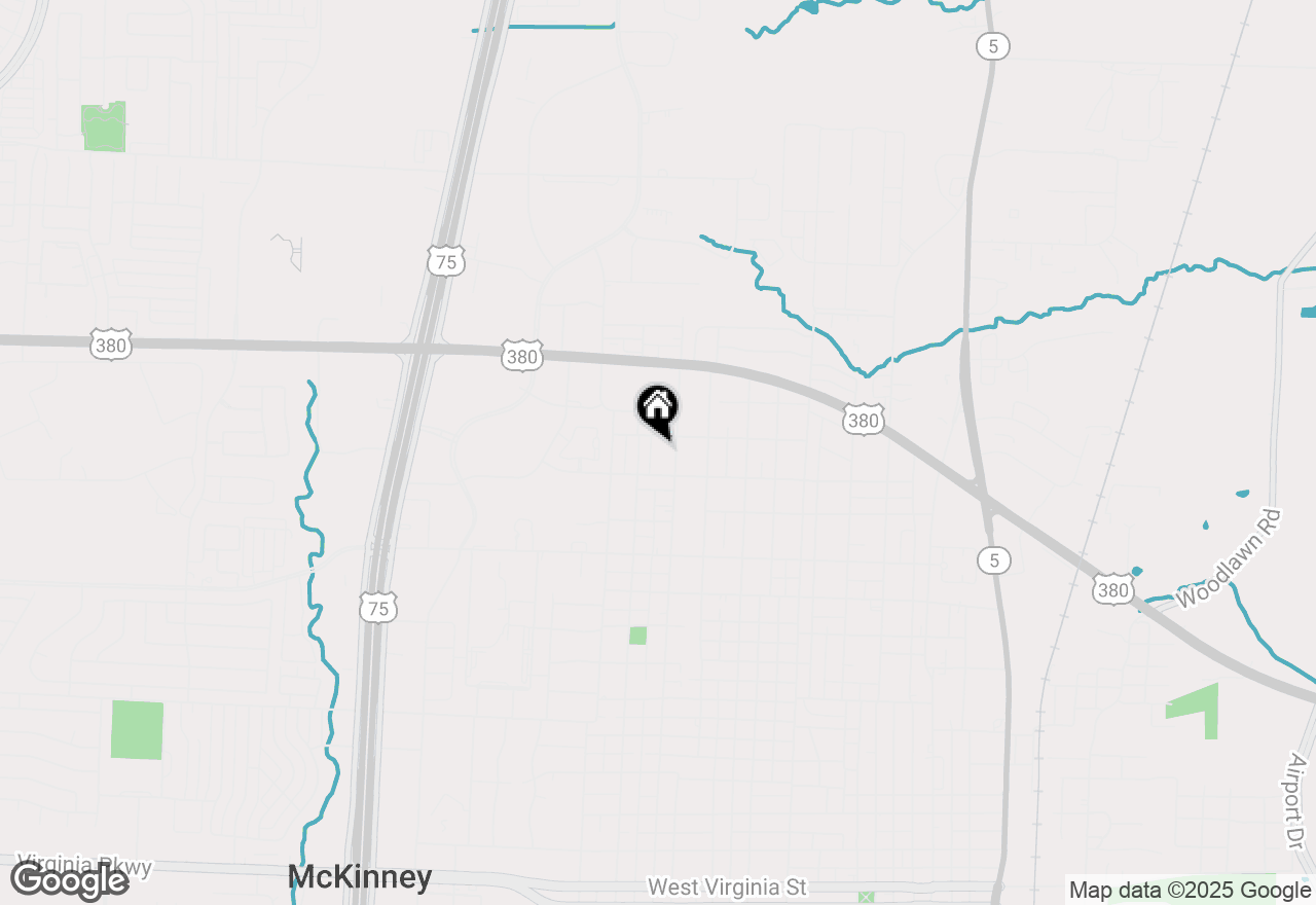 Map of 1612 Haddock Street, Mckinney, TX 75069