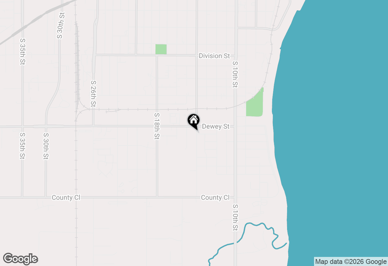 Map of 2118 S 14th St, Manitowoc, WI 54220