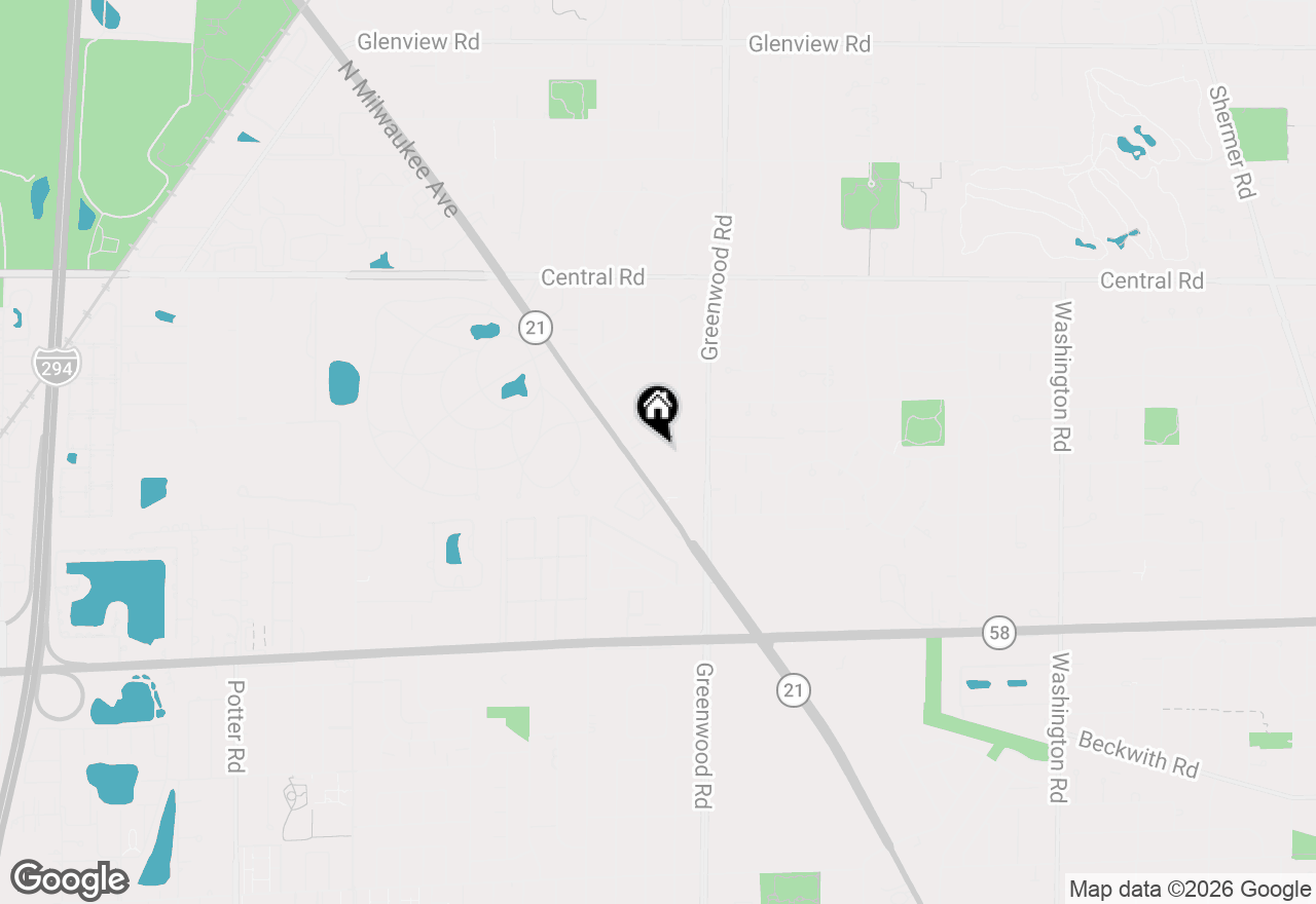 Map of 3347 Thornberry Lane, Glenview, IL 60025