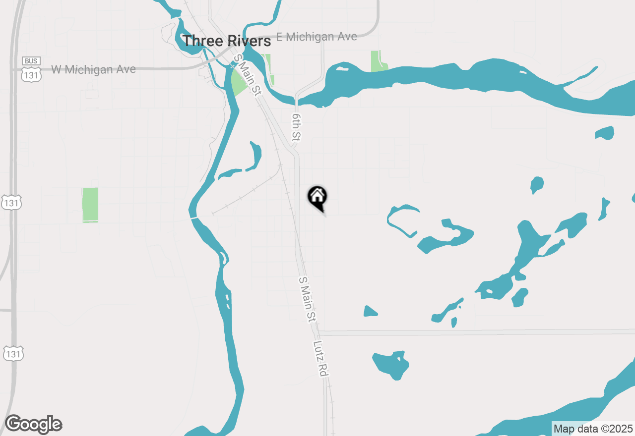 Map of 703 E Broadway Street, Three Rivers, MI 49093