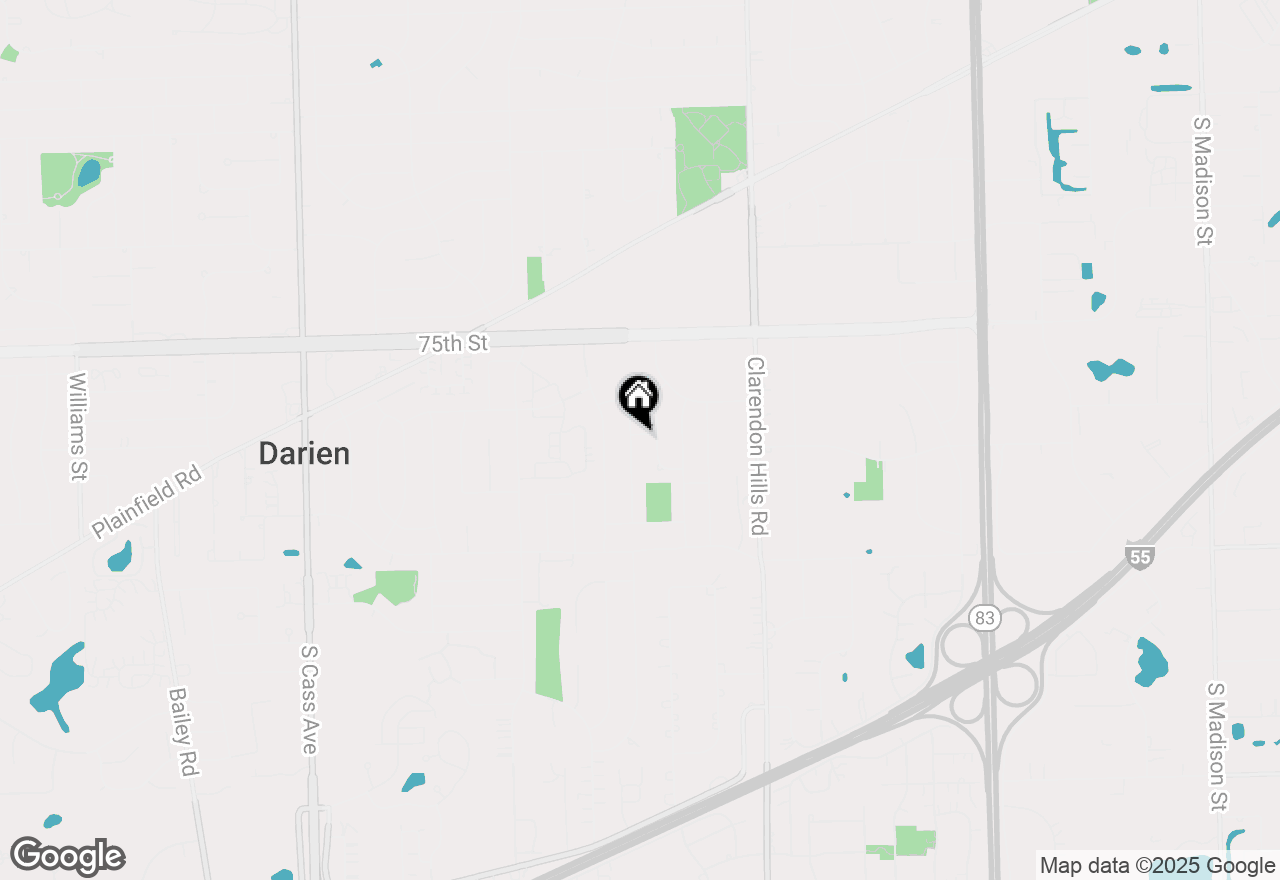Map of 7701 Sawyer Road, Darien, IL 60561