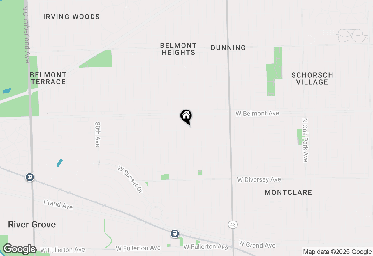 Map of 3104 N Osceola Avenue, Chicago, IL 60707
